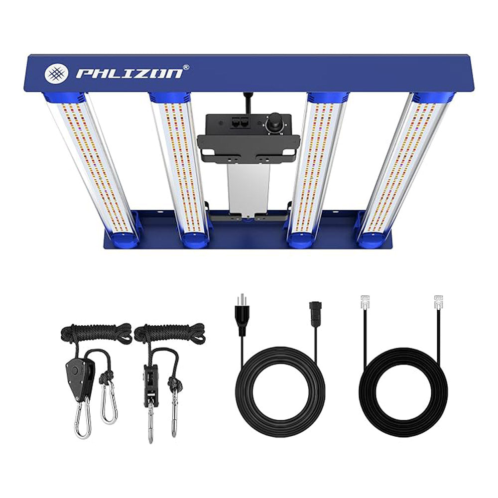 Phlizon PH-DT4-240 240W Full-spectrum Daisy Chain Dimmable LED Grow Light with Removable Driver