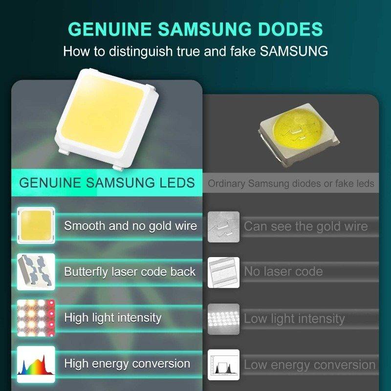 PHLIZON PL-3000 300W  Full-spectrum Dimmable QB LED Grow Light with UV&IR Switch Samsung LM281B LED