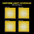 Phlizon PH-DT4-240 240W Full-spectrum Daisy Chain Dimmable LED Grow Light with Removable Driver