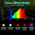 PHLIZON PHB6 320W Full-spectrum+UV/IR Daisy Chain Dimmable Cost-effective High-yield Commercial LED Grow Light for 3×3